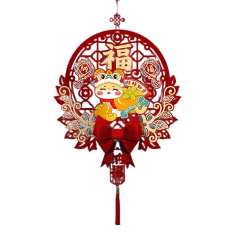 bnsggl Stoff Quasten Anhänger 2025 Schlange Jahr Glück Charakter Hängende Dekoration Chinesischen Frühling Festival Ornament Für Zuhause von bnsggl