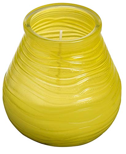 Bolsius Patiolight Citronella 6 Kerzen für den Außenbereich, duftendes Wachs, Gelb, 94/91 mm 40 h von bolsius