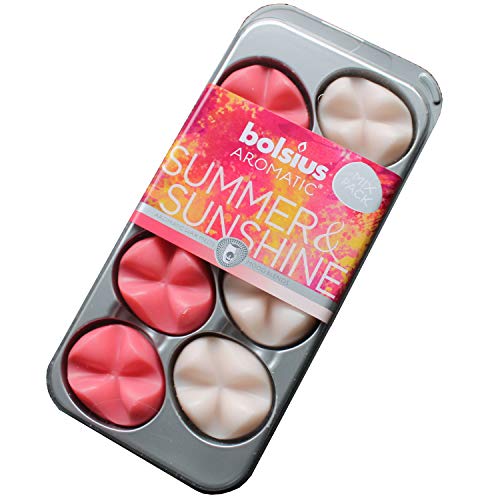 bolsius Aromatic Wax Melts Summer & Sunshine - 8 Stück 102990501885 von bolsius