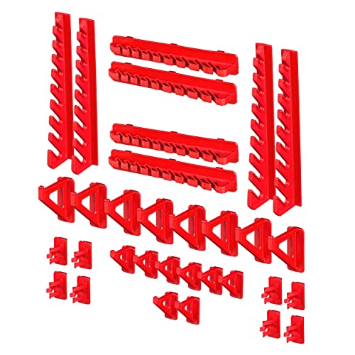 botle 20 Werkzeugträger Sortiment Werkzeugwand Werkzeughalter Wandregal Werkstatt rot Werkzeuge Schraubenschlüssel Schraubendreher Zangen von botle