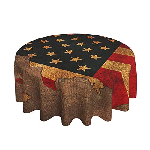 Wachstuchtischdecke Karte Von Amerika Vereinigte Staaten Usa Mit Flaggenkunst Wasserdicht Wachstischdecke Abwaschbar Gartentischdecke 152Cm Für Picknick Abendessen Outdoor von bozhoushimotangbaihuoyouxiangongsi