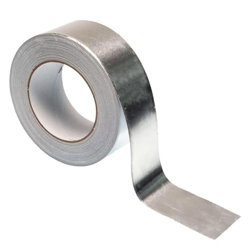 Aluminiumfolie -Klebeband - -Folienband, Hitzebeständiges Silberklebeband | Starke Klebstoff -Metall -Reparaturverpackung, Wasserdichtes Klimaklebeband Für Trocknerklimaanlagen Isolierung Industri von brooksnaji