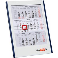 büroshop24 Tischkalender Elfe 2025/2026 weiß/blau von büroshop24