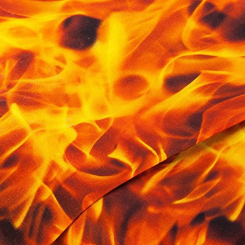 Baumwollstoff-Digitaldruck "Feuer", Serie Ria von buttinette