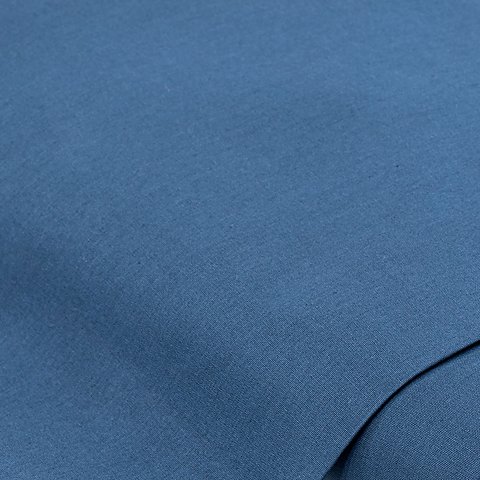 Baumwollstoff Uni "Lena", marineblau von buttinette