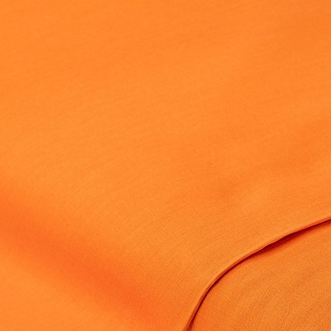 Baumwollstoff Uni "Lena", orange von buttinette