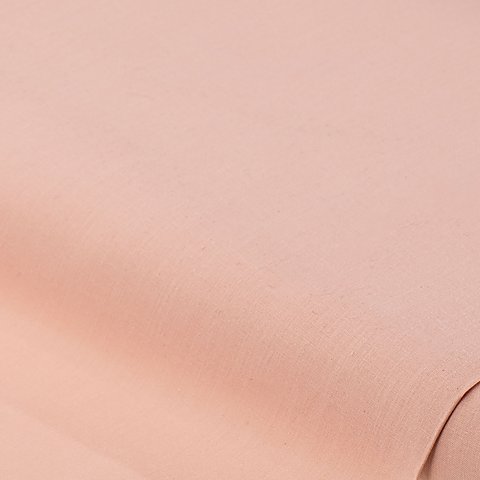 Baumwollstoff Uni "Lena", peach von buttinette