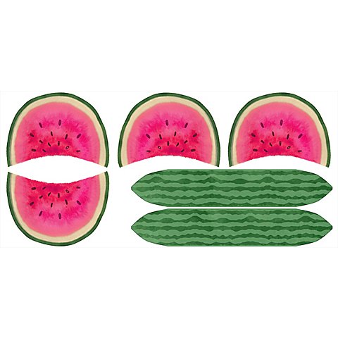 Canvas-Coupon "Wassermelone", rosa-color von buttinette