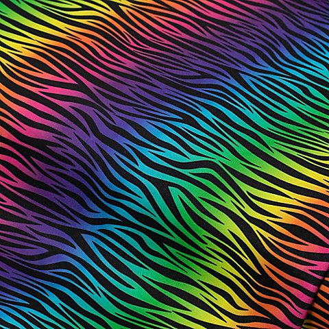 Elastik-Jersey "Zebra", schwarz-color von buttinette