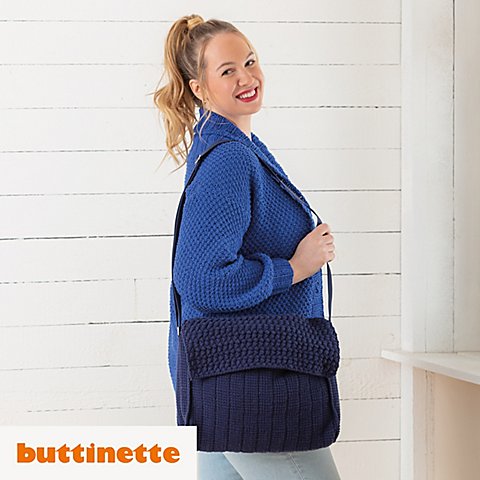 Häkelanleitung – Tasche aus Woll Butt Lisa von buttinette