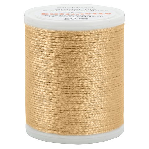 Original buttinette Sticktwist, sand, 50 m von buttinette