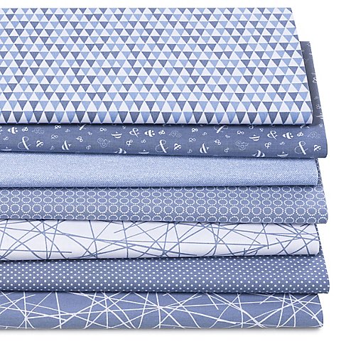 Patchwork- und Quiltpaket "Jeans", blau-color von buttinette