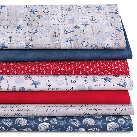 Patchwork- und Quiltpaket "Maritim" von buttinette