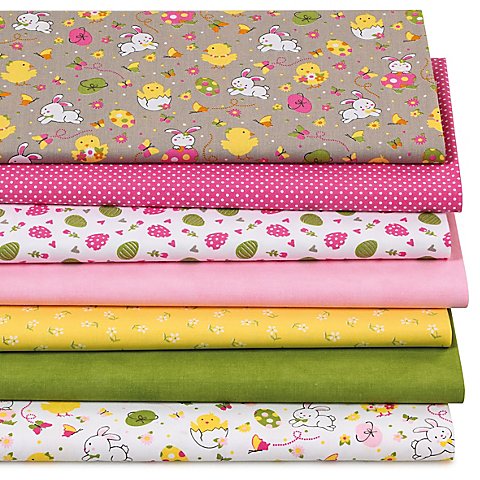 Patchwork- und Quiltpaket "Osterhase & Küken", pink-color von buttinette