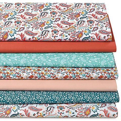 Patchwork- und Quiltpaket "Paisley", bunt von buttinette