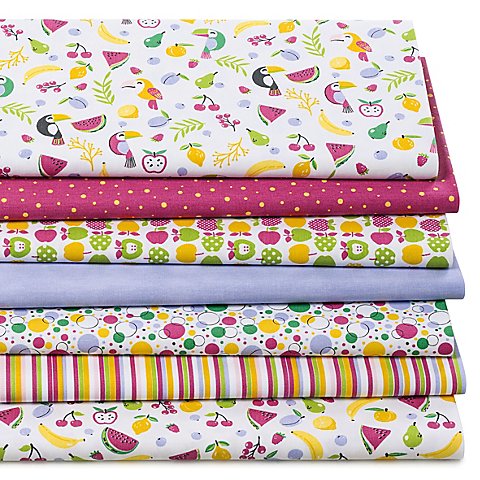 Patchwork- und Quiltpaket "Summer Vibes", bunt von buttinette