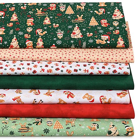 Patchwork- und Quiltpaket "Tiere des Waldes", grün-color von buttinette