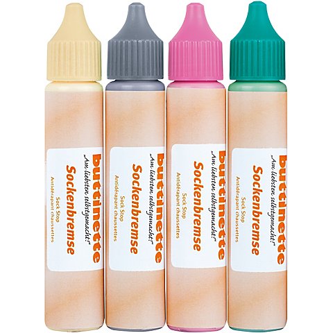 Sockenbremsen "Pastell", 4x 30 ml von buttinette