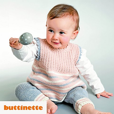Strickanleitung – Baby-Panty aus Woll Butt Innsbruck von buttinette