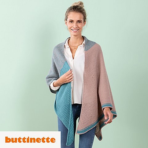 Strickanleitung – Dreieckstuch aus Woll Butt Inessa von buttinette