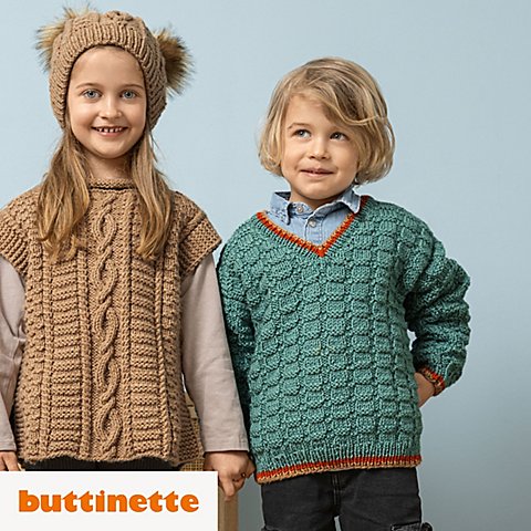 Strickanleitung – Jungenpullover aus Woll Butt Heidi von buttinette