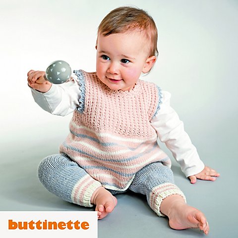 Strickanleitung – Kleidchen aus Woll Butt Innsbruck von buttinette