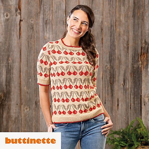 Strickanleitung – Pulli aus Woll Butt Mirco von buttinette