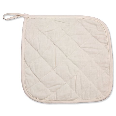 buttinette Topflappen, natur, 20 x 20 cm, 2 Stück von buttinette