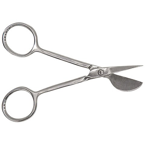 buttinette Applikationsschere, 10,5 cm, silber von buttinette