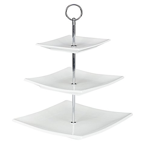 buttinette Etagere, 3-stöckig, 36 cm hoch von buttinette