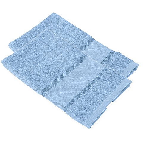 buttinette Gästetücher 2er-Pack, blau von buttinette