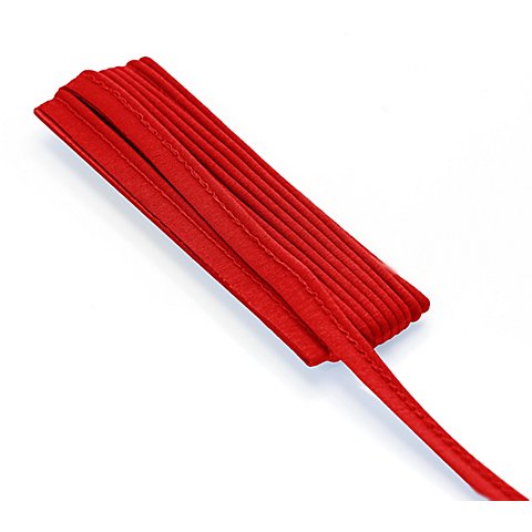 buttinette Jersey-Paspelband, rot, 3 mm Ø, 3 m von buttinette