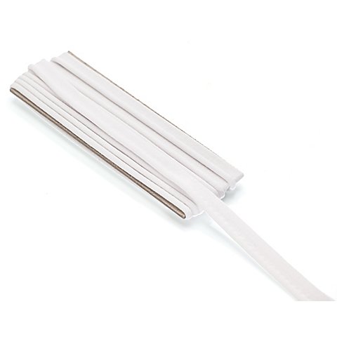 buttinette Jersey-Paspelband, weiß, 3 mm Ø, 3 m von buttinette