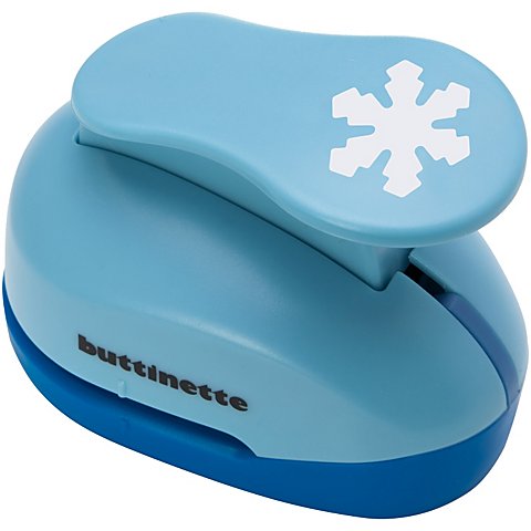 buttinette Jumbolocher "Schneeflocke", 38 mm von buttinette