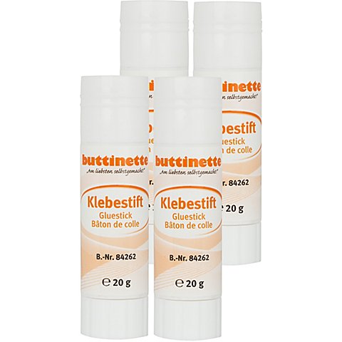 buttinette Klebestift, 20 g, 4 Stück von buttinette