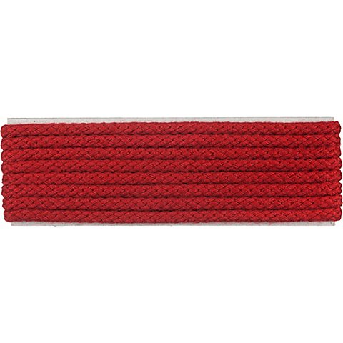 buttinette Kordel für Bekleidung, rot, 4 mm Ø von buttinette