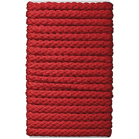 buttinette Kordel für Bekleidung, rot, 8 mm Ø, Länge: 5 m von buttinette