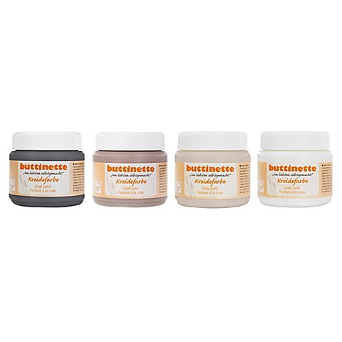 buttinette Kreidefarben, beige, 4x 150 ml von buttinette