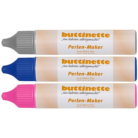 buttinette Perlen-Maker "Trend", 3x 30 ml von buttinette