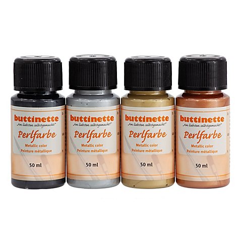 buttinette Perlfarben "Klassisch", 4x 50 ml von buttinette