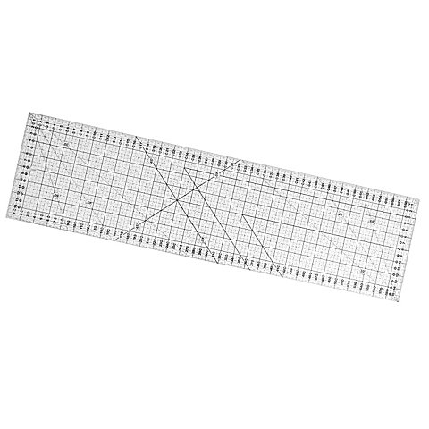 buttinette Rollschneider-Lineal, in cm-Einheit, Größe: 16 x 60 cm von buttinette