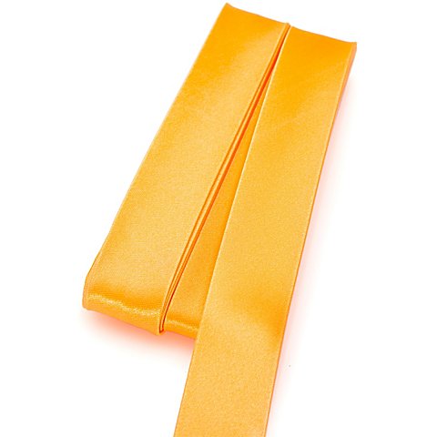 buttinette Satin-Schrägband, gelb, Breite: 2 cm, Länge: 5 m von buttinette