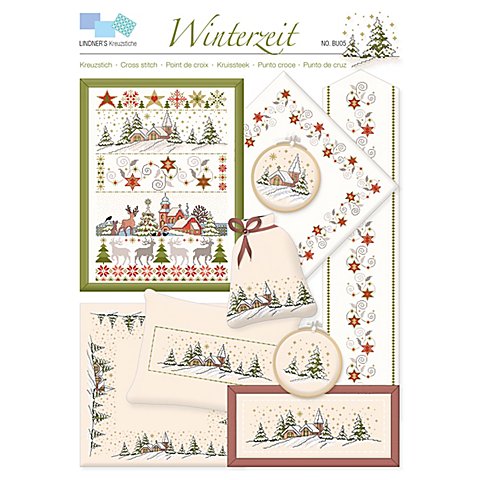 buttinette Stickvorlage "Winterzeit" von buttinette