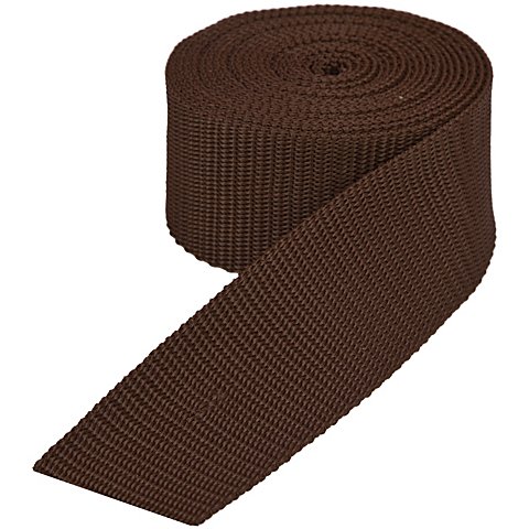 buttinette Taschengurtband, braun, Breite: 4 cm, Länge: 3 m von buttinette