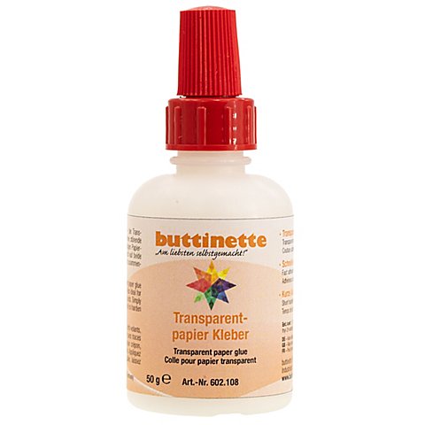 buttinette Transparentpapierkleber, 50 g von buttinette