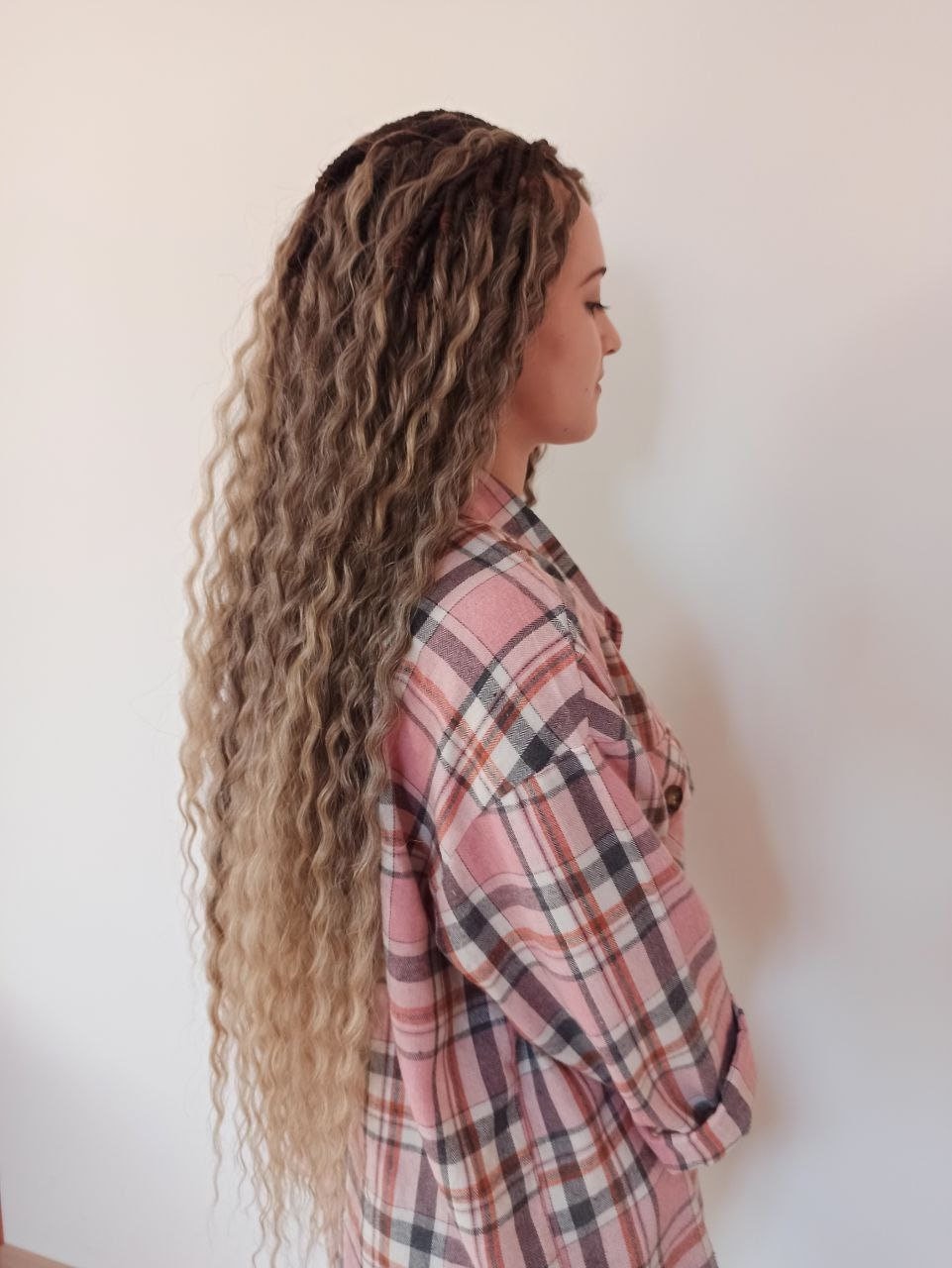 Lockige Dreadlocks Gewellte Locken Boho Dreds Set Offene Dreads von byBraid