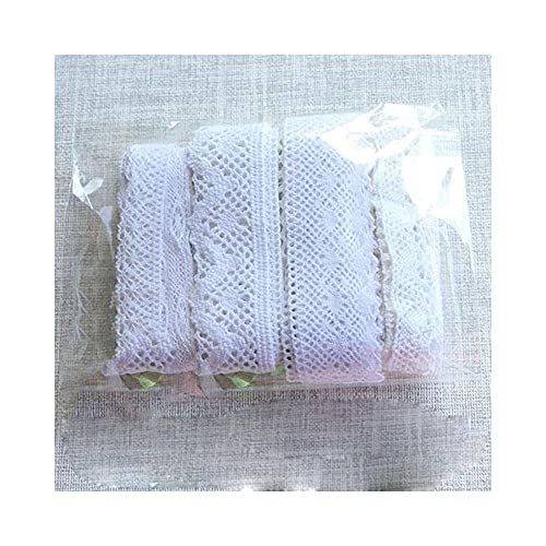 10 yards/lot weiße baumwolle spitze tuch wrap stricken verschönerungen diy patchwork handwerk spitzenbesätze scrapbooking weiß zufällig 10y,White random 10Y von bzcemind