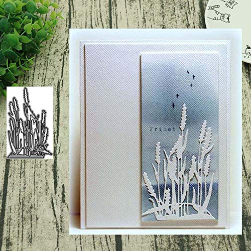 cA0boluoC Stencil Set Metall Schilfgras Stencil DIY Sammelalbum Set Scrapbooking Papier Karten von cA0boluoC