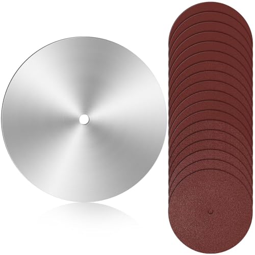 casstaly 25,4 cm große Schleifscheibe für Tischsäge, 1,6 cm Dorn Kalibrierung, Schleifscheibe, Balanceschleifblatt, 18 Schleifpapier Körnung 60, 80, 100, 120, 180, 240 casstaly 25,4 cm große Schleifscheibe für Tischsäge, 1,6 cm Dorn Kalibrierung, Schleifscheibe, Balanceschleifblatt, 18 Schleifpapier Körnung 60, 80, 100, 120, 180, 240 von casstaly