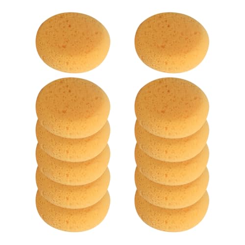 12 Stück runde Bastelschwämme, klein, gelb, Malschwämme, Keramik, Ton, Schwämme, Kunst und Handwerk, Reinigungsschwamm 12 Stück runde Bastelschwämme, klein, gelb, Malschwämme, Keramik, Ton, Schwämme, Kunst und Handwerk, Reinigungsschwamm von ccHuDE